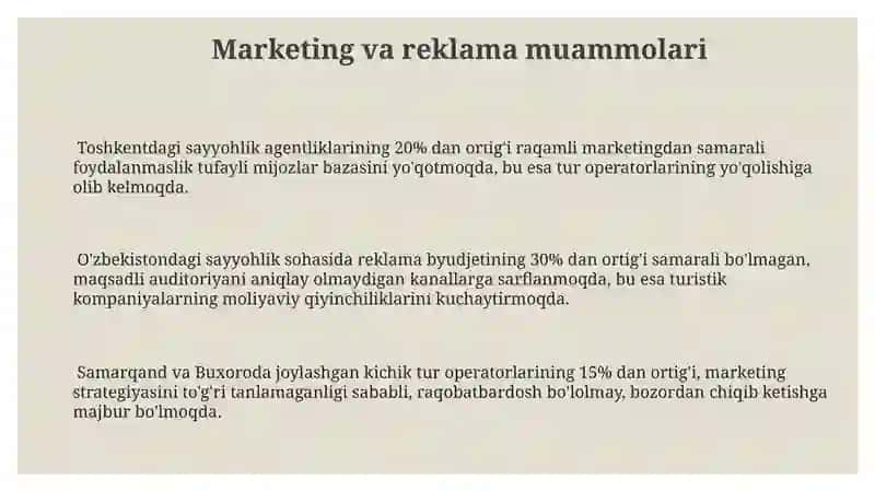 Marketing va reklama muammolari 3