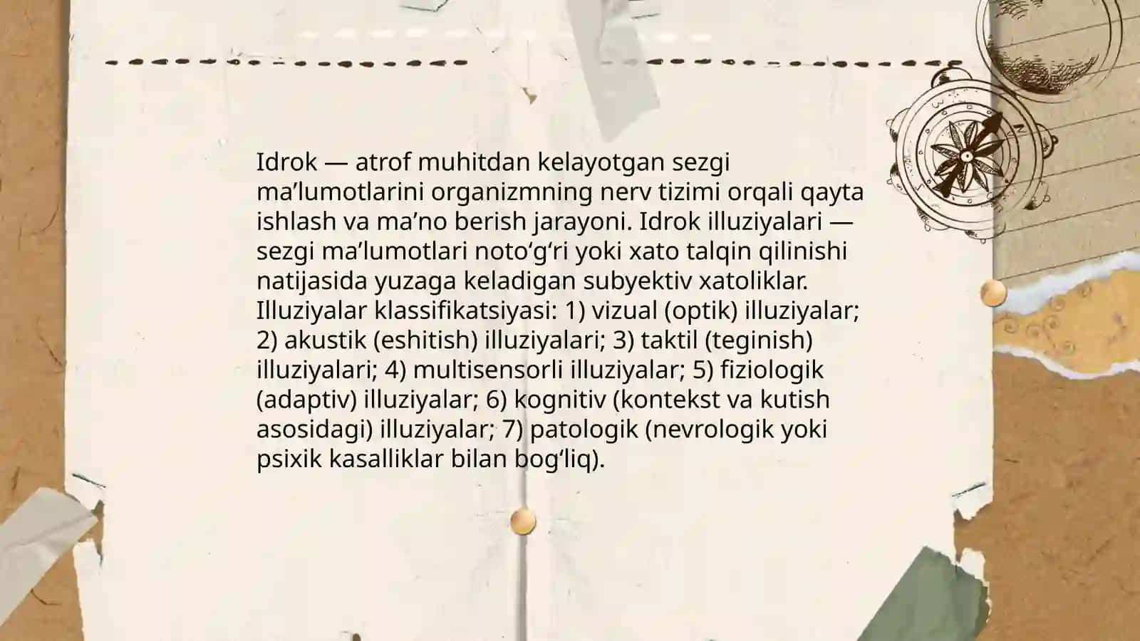 Idrok va idrok illuziyalari 3