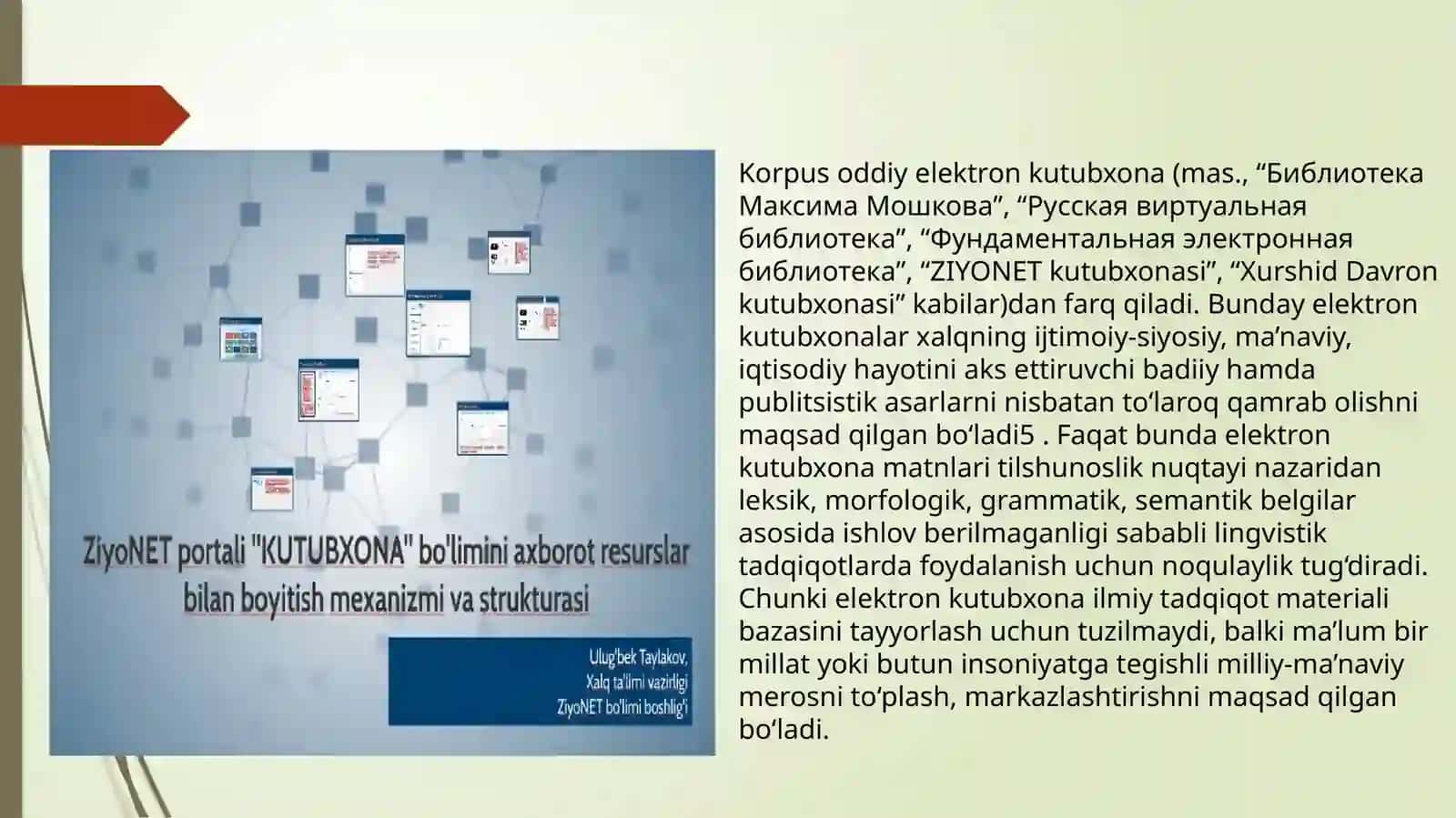 O‘ZBEK TILIDAGI QISQARTMA SO‘ZLARNING LINGVISTIK BAZASINI YARATISH 3