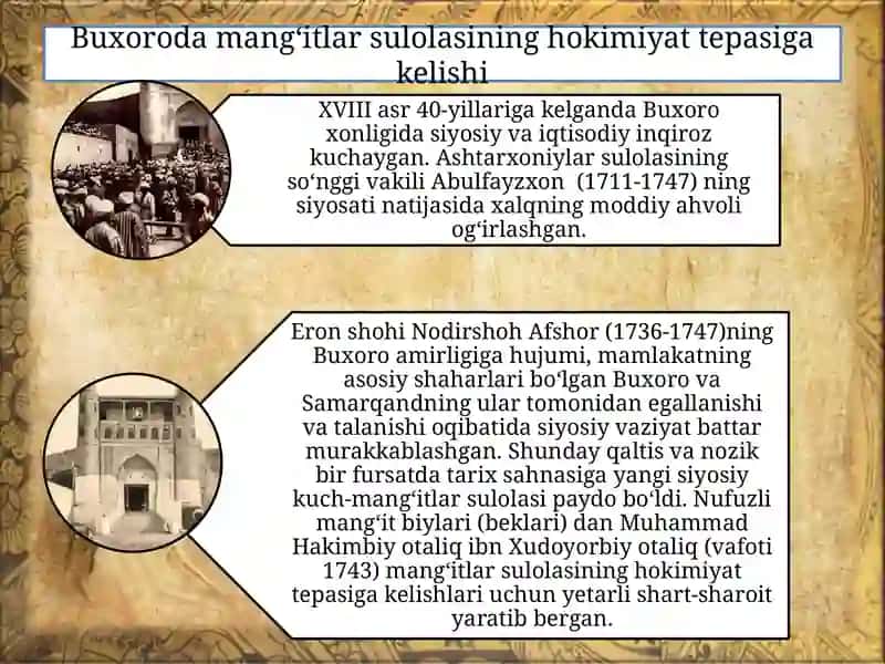 Buxoroamirligining tashkili tarixi 3