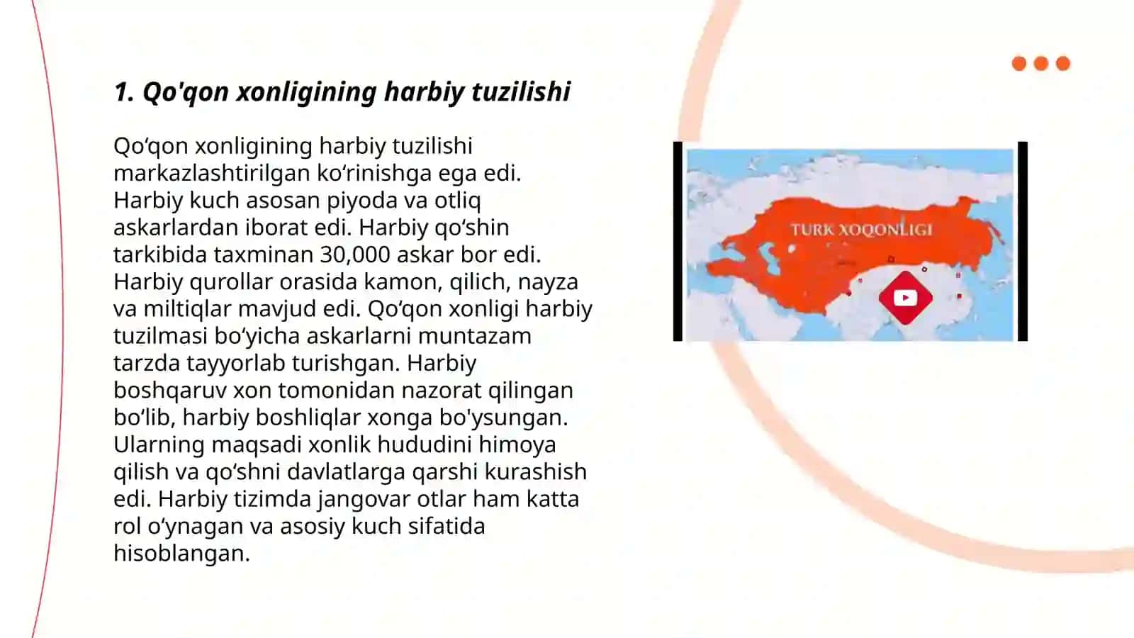 Turk xoqonligi davrida harbiy boshqaruv tarixi 3