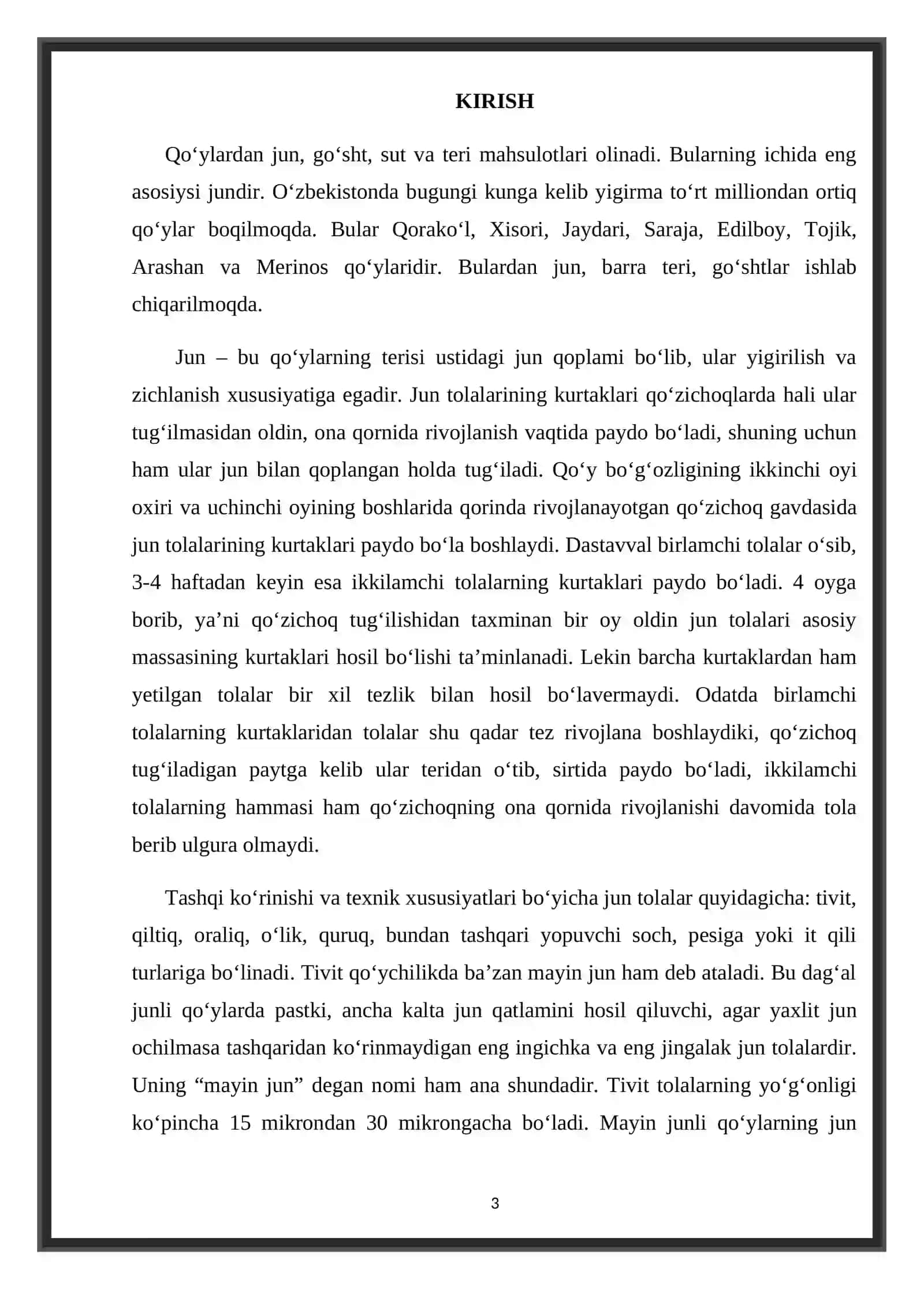 MAYIN JUNLI QOYCHILIKNING TARIXI VA UMUMIY TARIFI YO’NALISHLARI VA ZOTLARI 3
