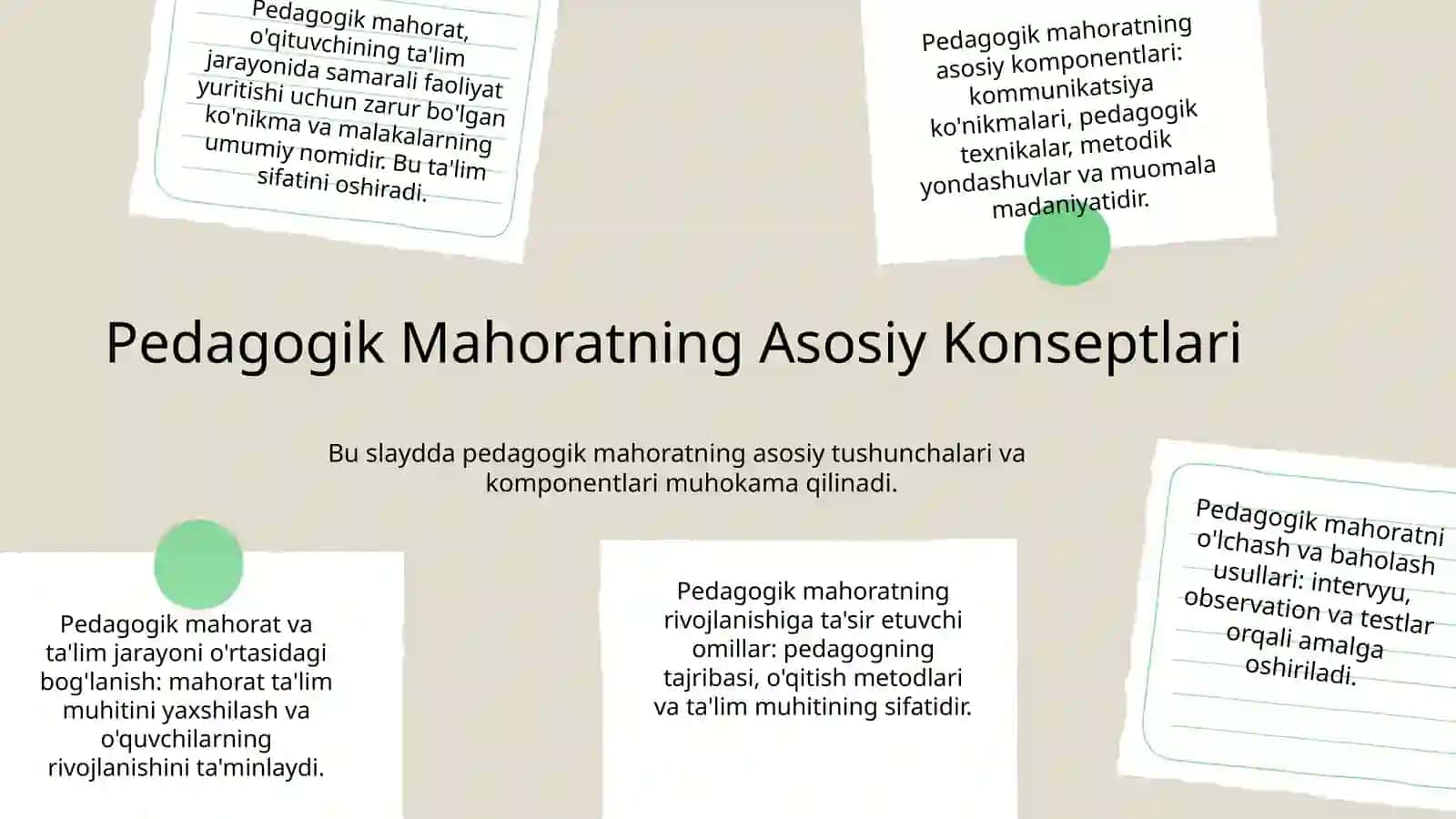 Pedagogik mahoratining asosiy tarkibiy qismlari 3