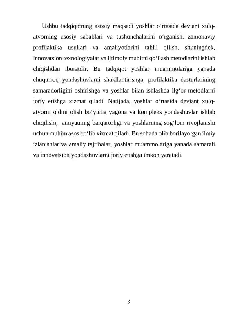 Deviant xulq-atvorning asosiy sabablari va tushunchalari 3