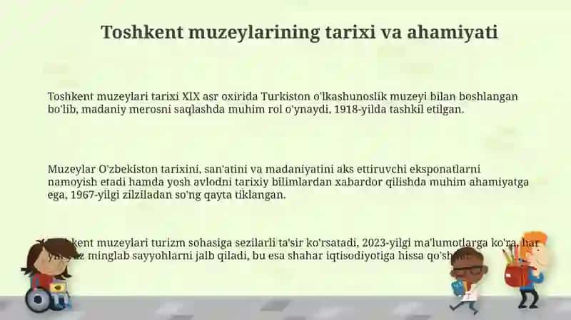 Toshkent muzeylarining tarixi va ahamiyati 3