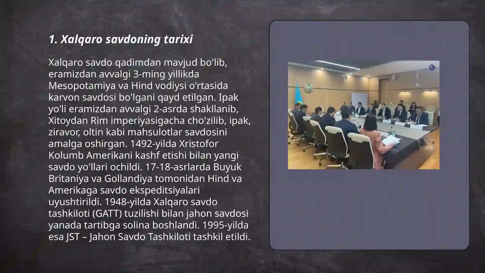Xalqaro savdoning tarixi 3