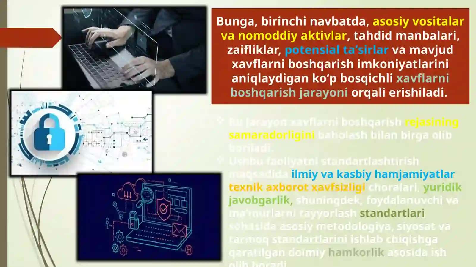 O‘zbekistonda axborot xavfsizligining ma’naviy va huquqiy asoslari 3