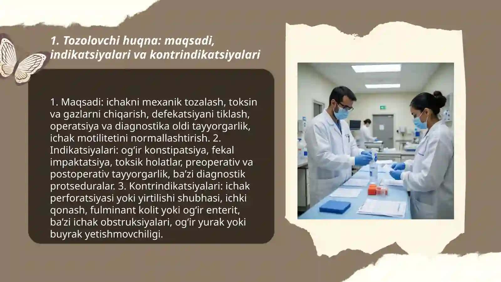 Tozolovchi, sifonli va davolovchi huqnalar qo'yish 3