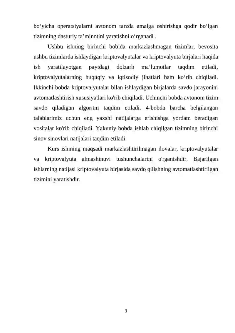 Kriptovalyutalar va kriptovalyuta iqtisodiyoti 3