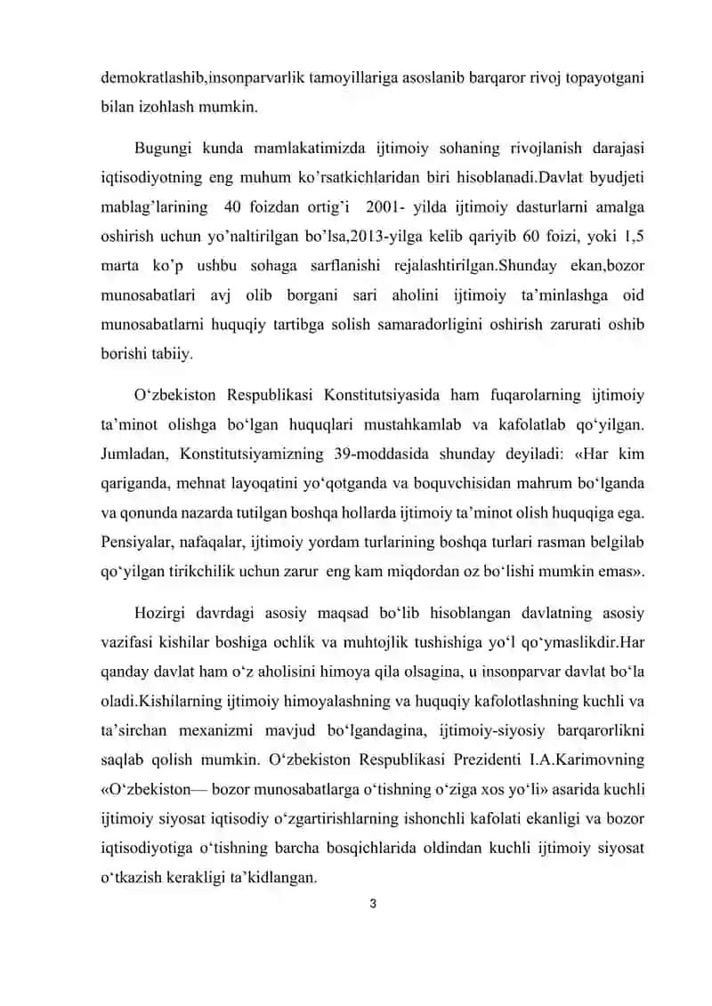 Kurs-diplom ishi /Iqtisodiyot 3