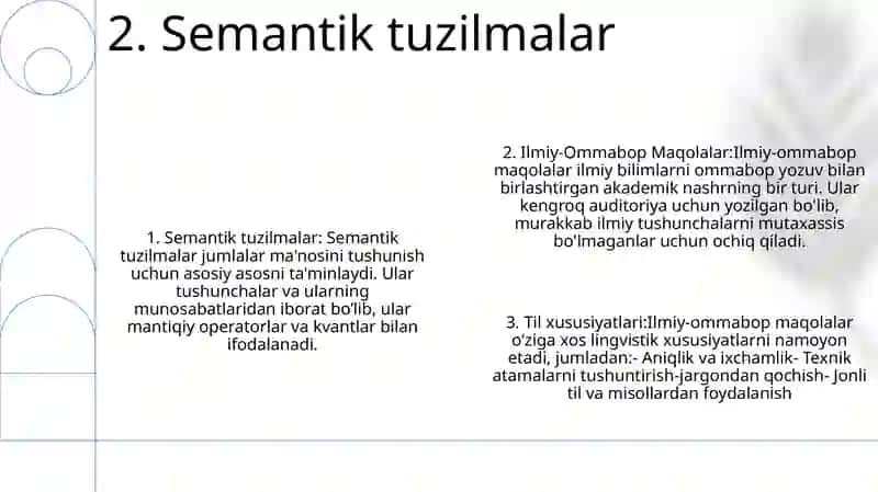 Ilmiy -Ommabop Maqolalar Til Jihatdan OʻZiga Xos Xususiyatlari 3