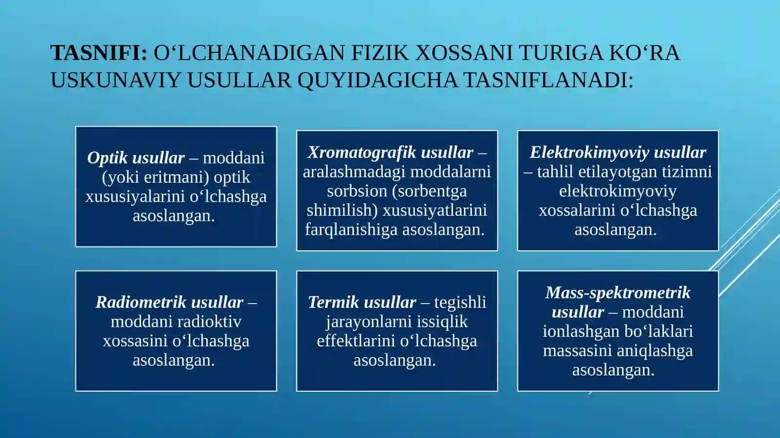 Tahlilni uskunaviy (fizik-kimyoviy) usullari 3