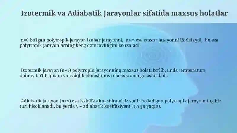 Politropik prosesslar. Issiqlik mashinasi 3