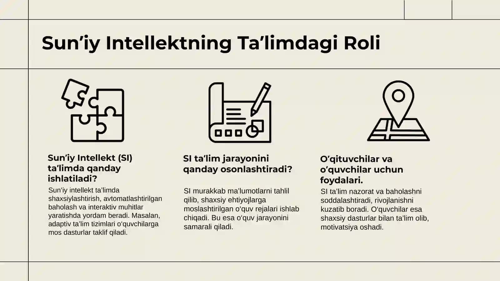 TA’LIMDA SUN’IY INTELLEKT: MUAMMO VA ISTIQBOLLAR 3