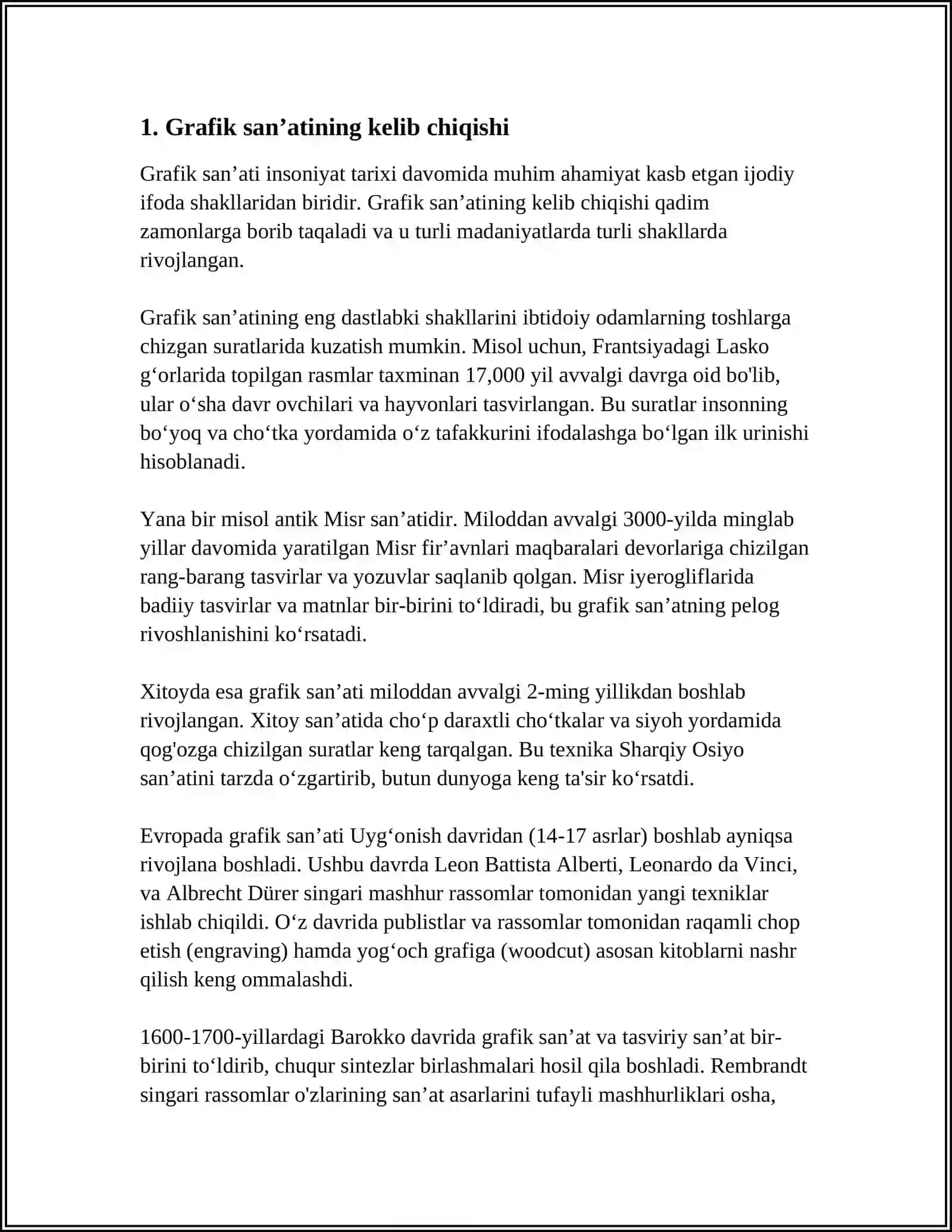 GRAFIKA TARIXI VA TARAQQIYOTI 3