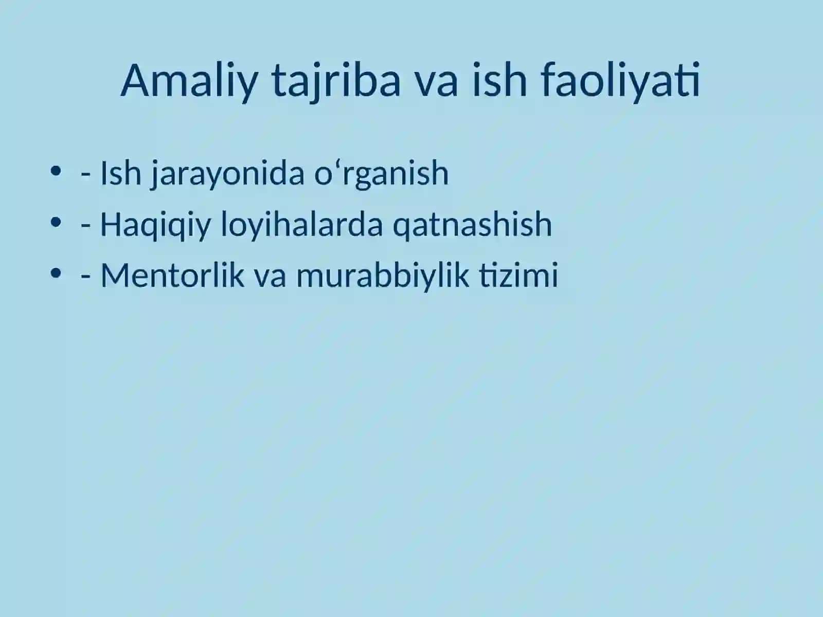 Maxsus kurslar va malaka oshirish 3