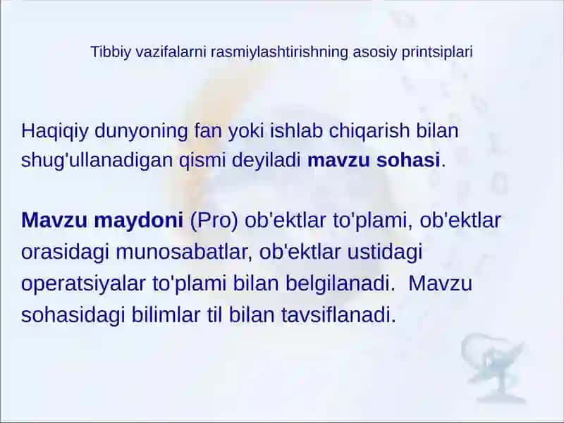 Tibbiy vazifalarni rasmiylashtirish 3