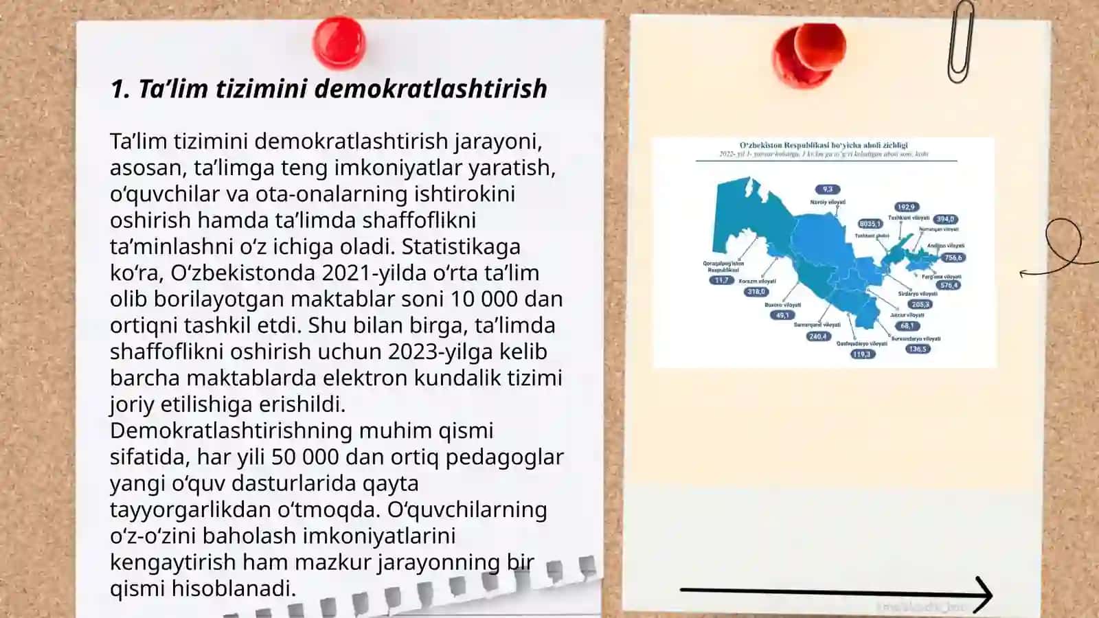 O‘zbekiston Respublikasida ta’lim sohasida amalga oshirilgan islohotlar 3