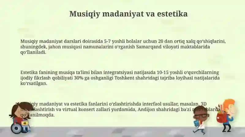 Musiqiy ta'limda faoliyatlar mazmuni 3
