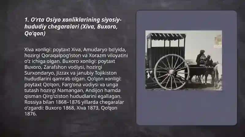 Oʻrta osiya xonliklari tarixiy geografiyasi 3