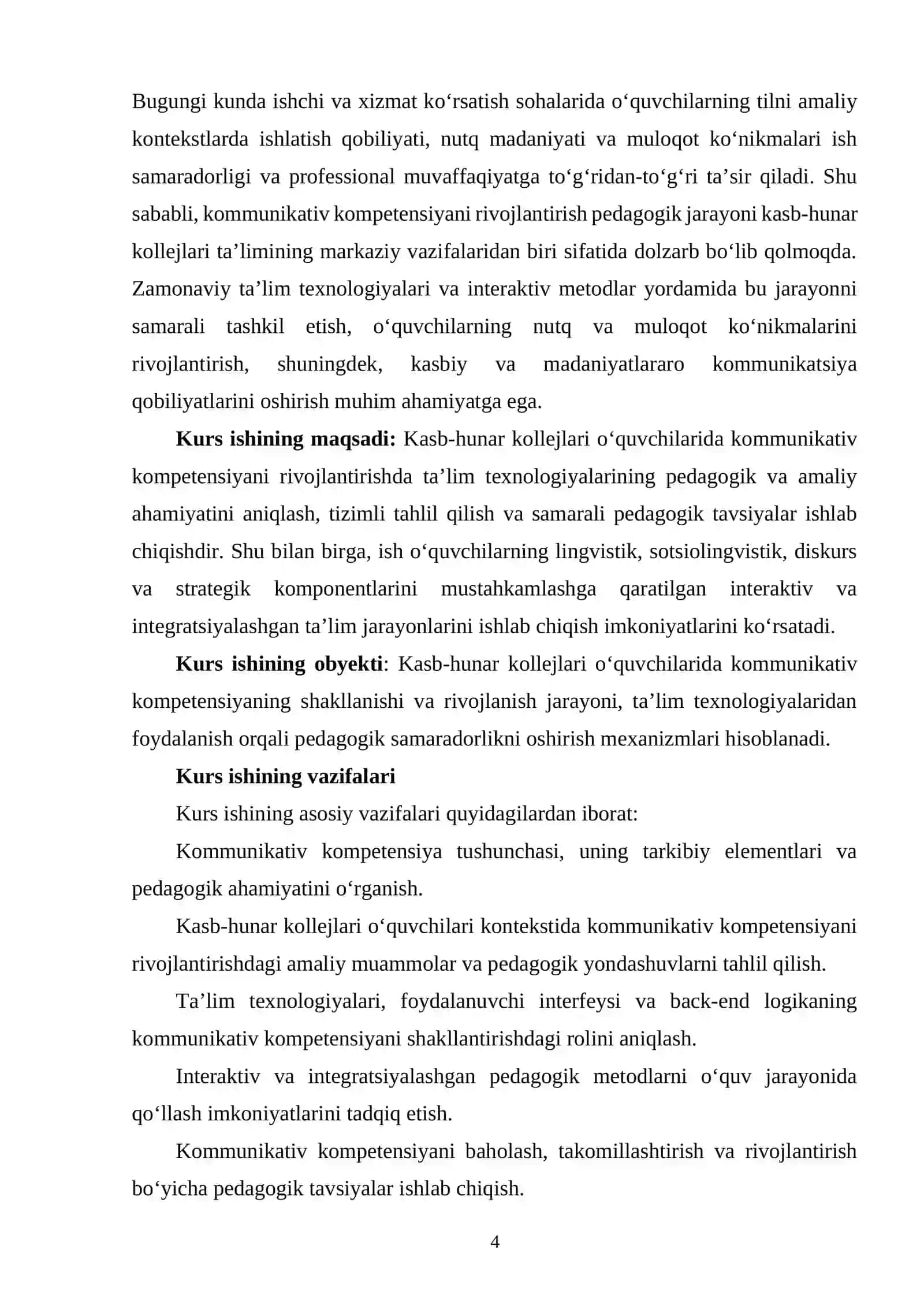 KASB-HUNAR KOLLEJLARI O‘QUVCHILARI KOMMUNIKATIV KOMPETENSIYANI RIVOJLANTIRISHDA TA’LIM TEXNOLOGIYALARINING AHAMIYATI 3