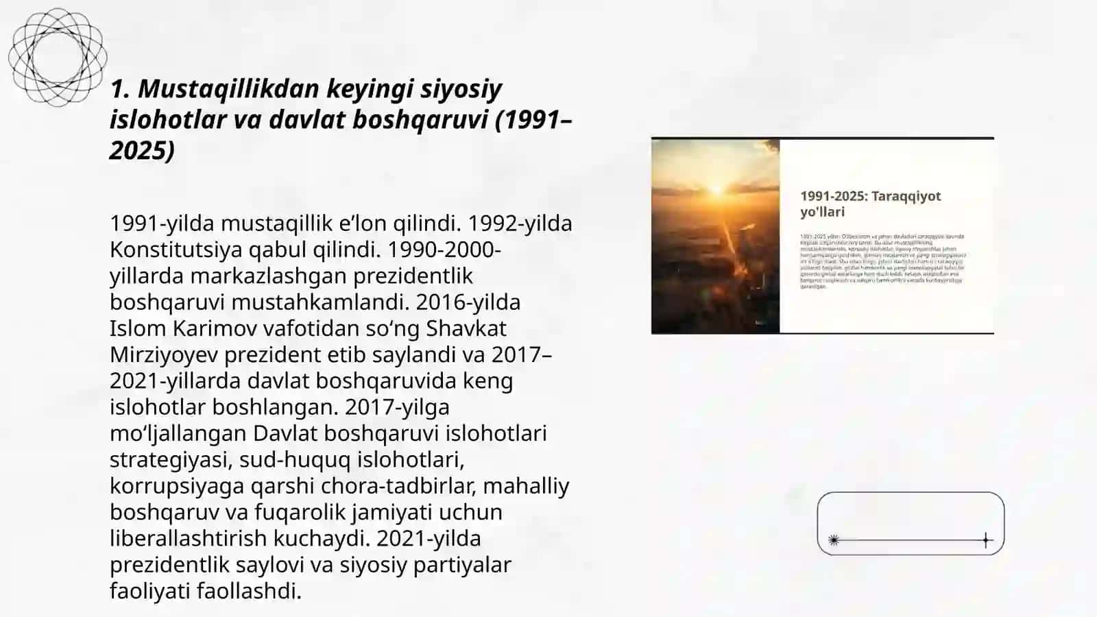 1991-2025-yillarda O‘zbekiston va jahon davlatlari taraqqiyoti 3