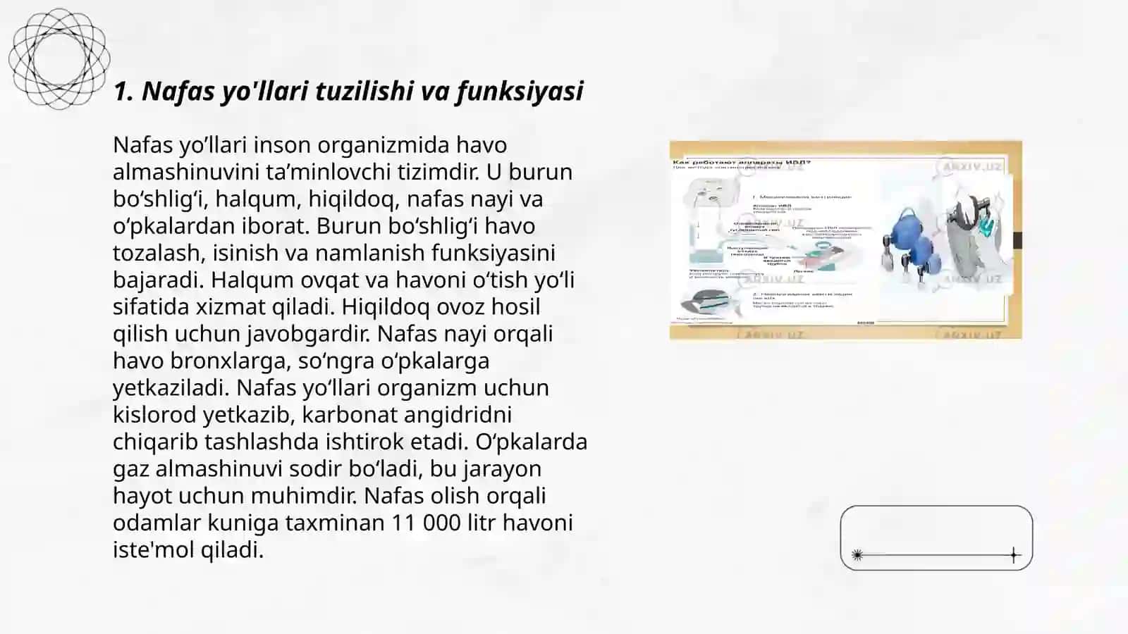Nafas a'zolari kasalliklari bo'lgan bemor bilan muloqot 3