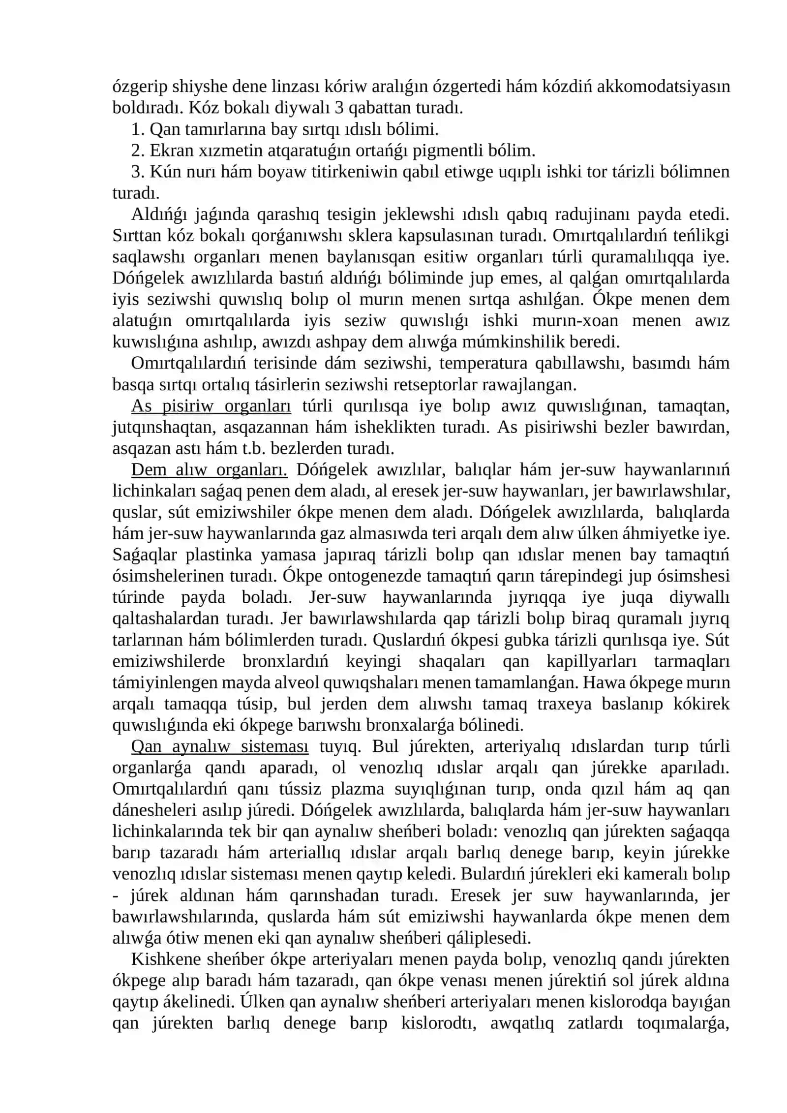 Basskeletliler Graniata Jaǵsızlar (Agnatha) bólimi 3