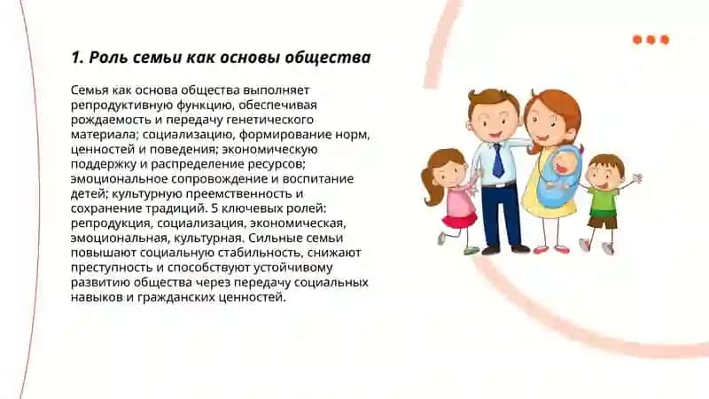 Семья-основное звено общество 3