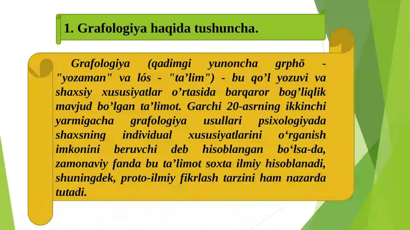 Grafologiya va numerologiya to’g’risida psixologik tahlil 3