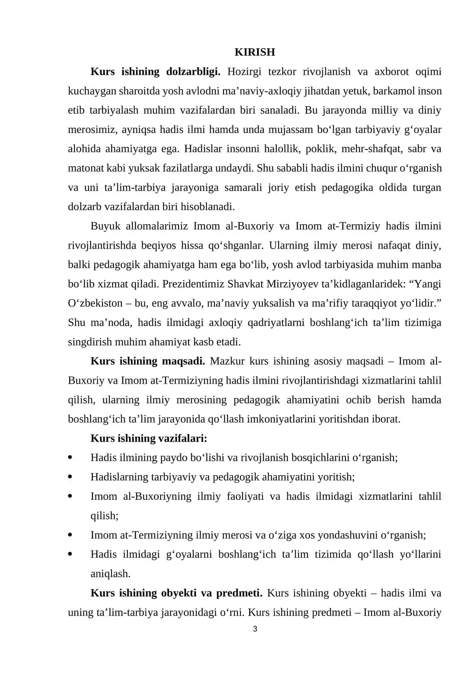 Imom al-Buxoriy va At-Termiziyning hadis ilmini rivojlantirishdagi xizmatlari 3