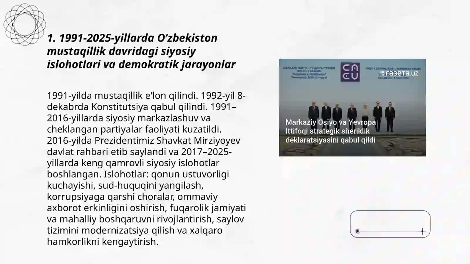 1991-2025-yillarda O’zbekiston va jahon davlatlari taraqqiyoti 3