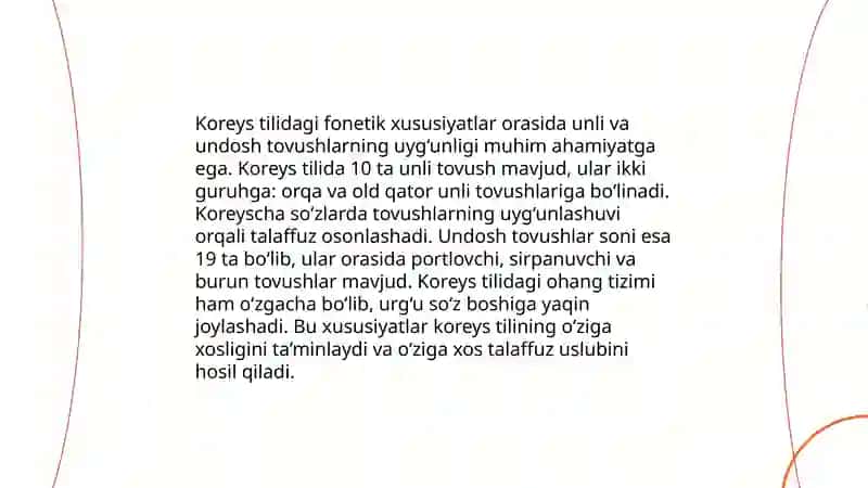 Koreys tilining grammatik xususiyatlari 3
