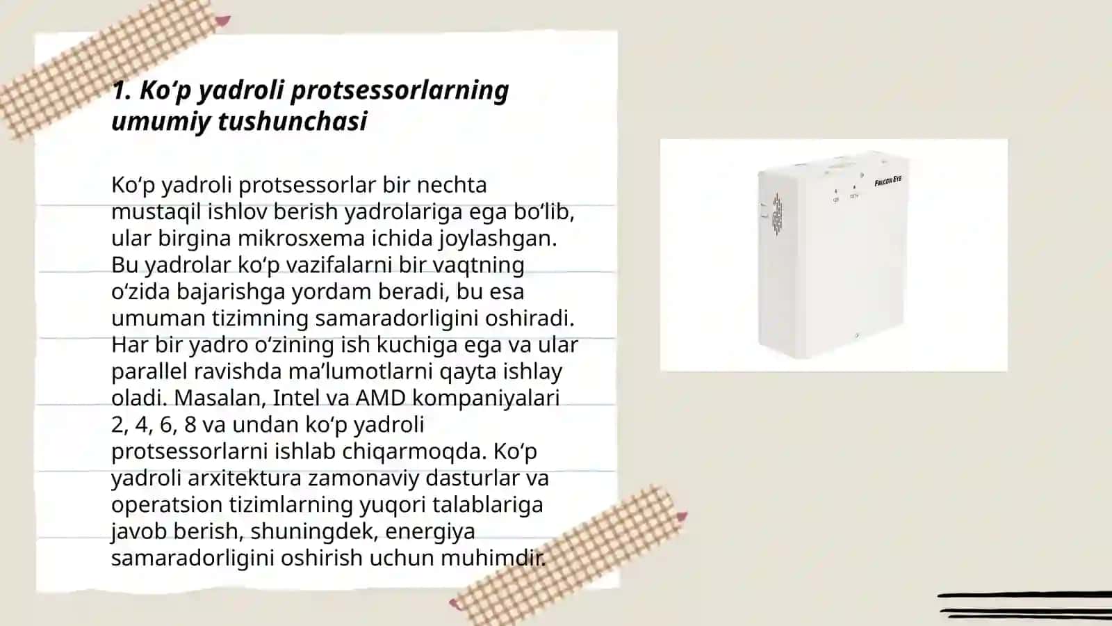 Koʻp yadroli protsessorlarning arxitektura turlari 3