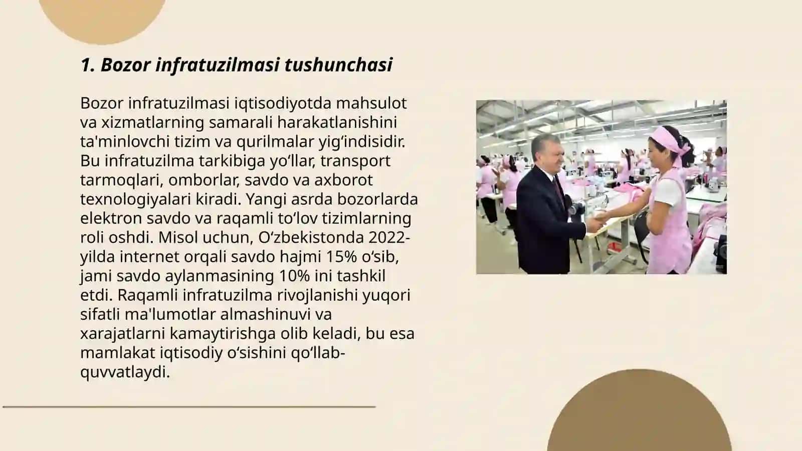 Bozor infratuzilmasi tushunchasi 3