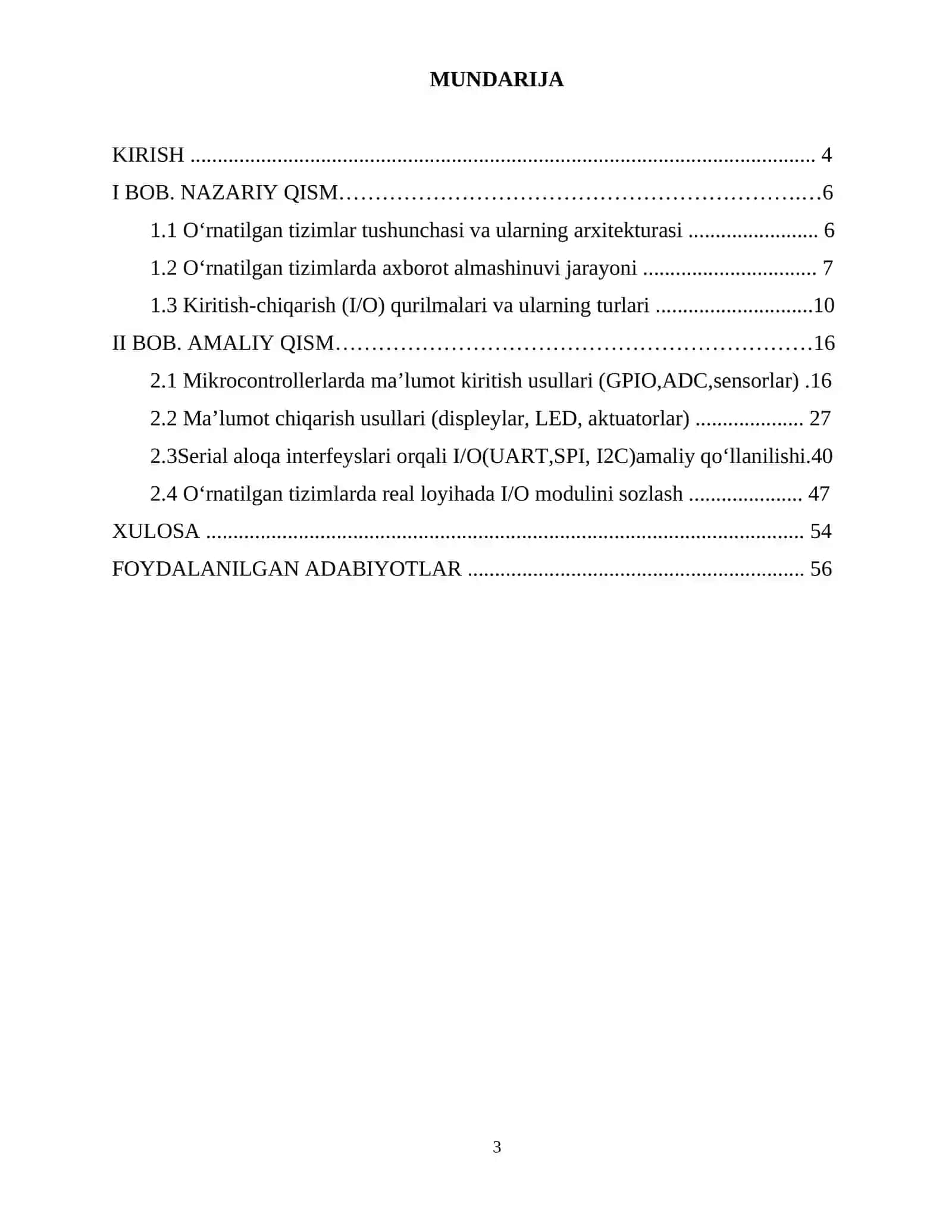 TIZIMLARDA AXBOROTLARNI KIRITISH-CHIQARISH USULLARI 3
