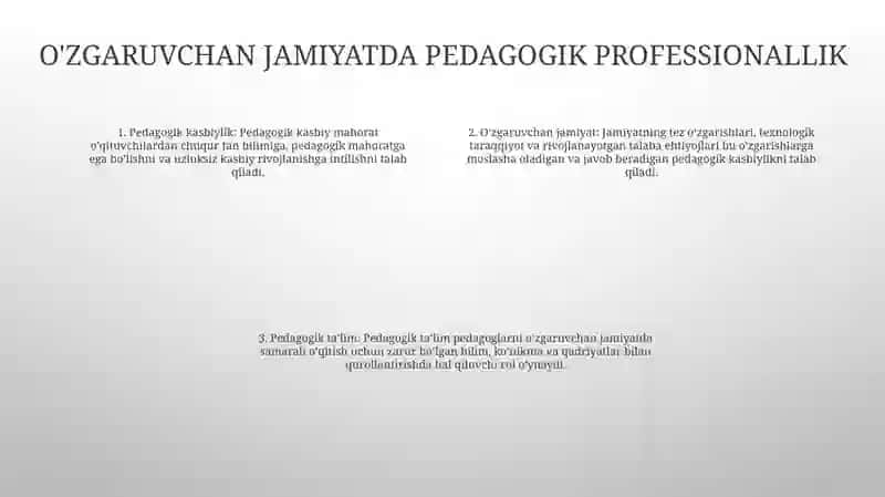 Pedogogik Professionalizm Va Pedogogik Ta'Lim 3