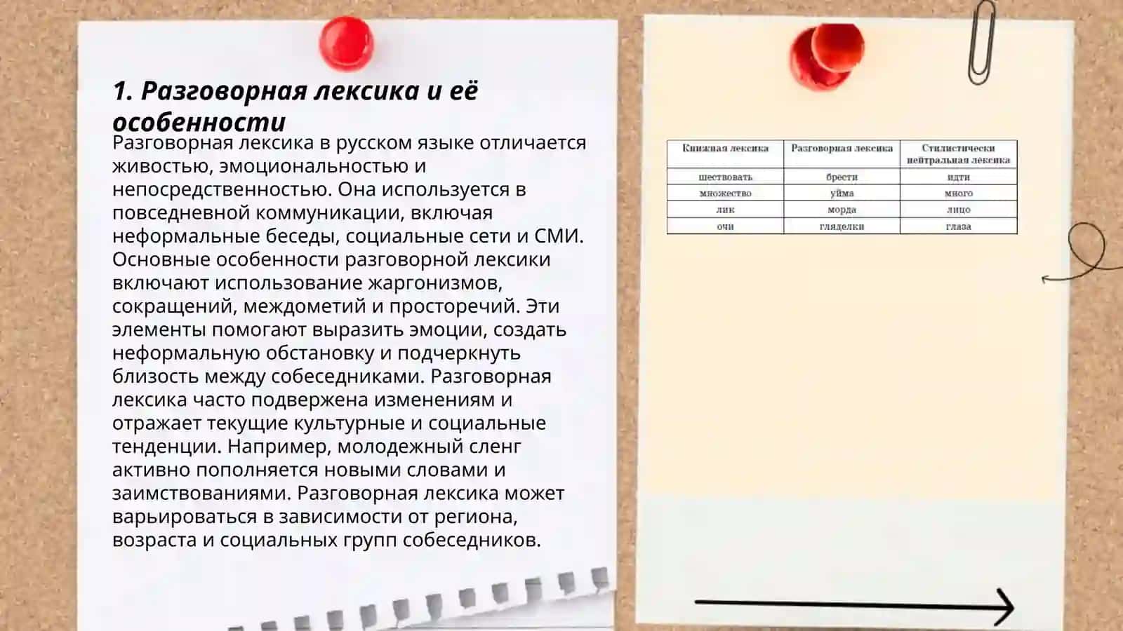 Разговорная лексика, её разновидности 3
