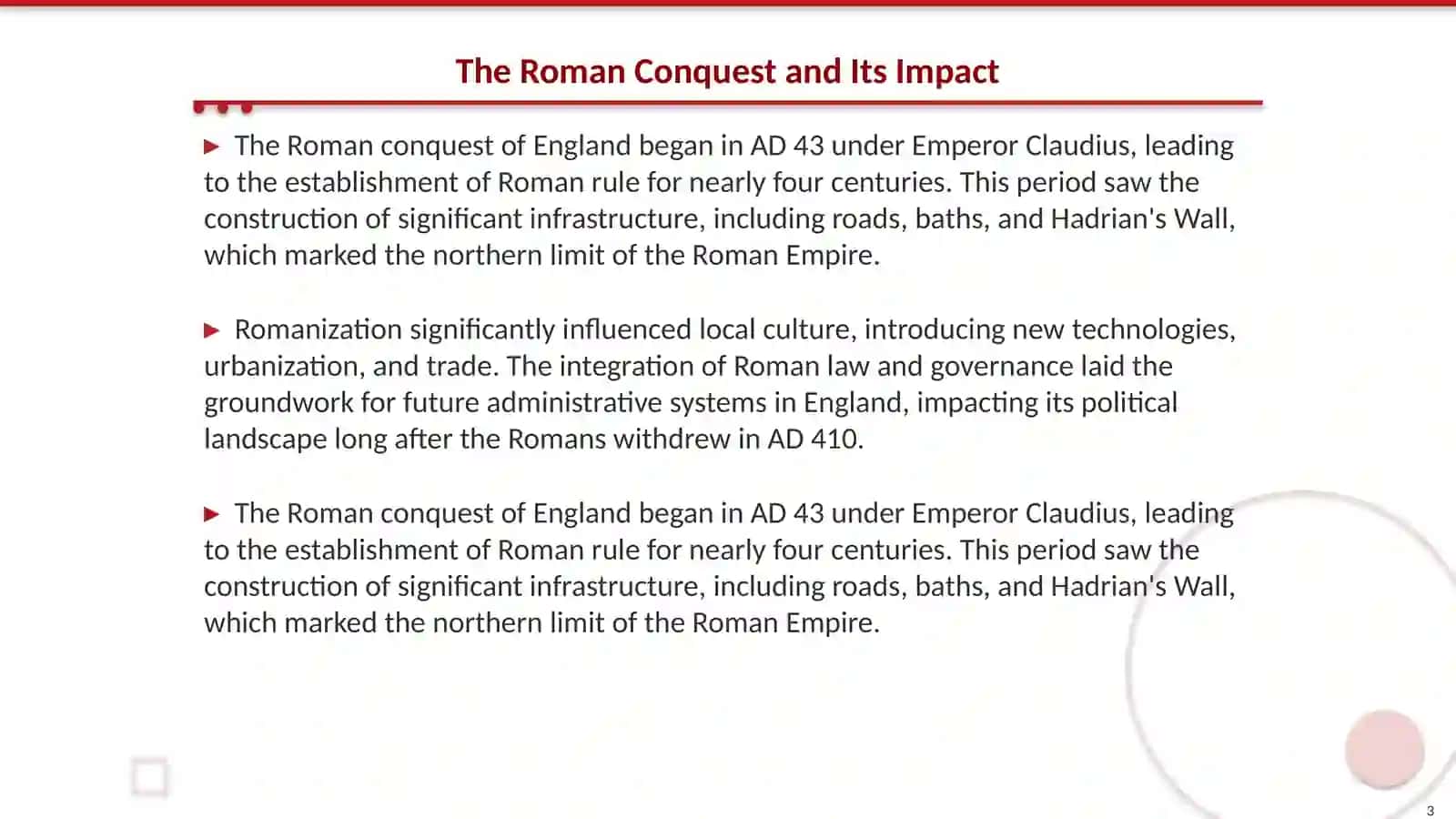 the history of England 3