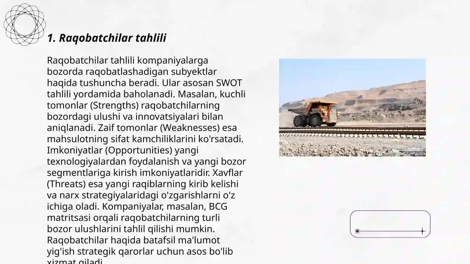 Raqobatchilar tahlili 3