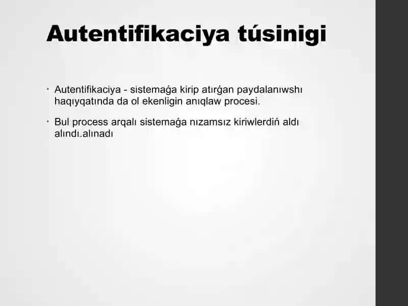 Mavjud autentifikatsiya vositalarining tahlili 3
