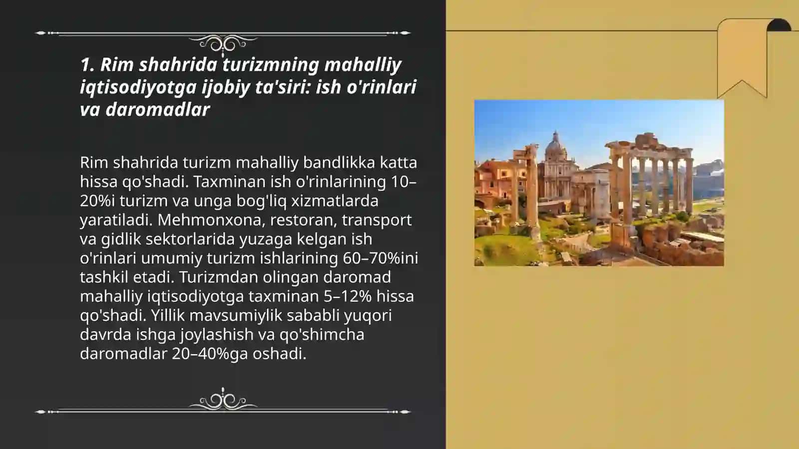 rim shahari turizimi turizimni rim shahari axolisiga ijobiy va salbiy tasiri 3