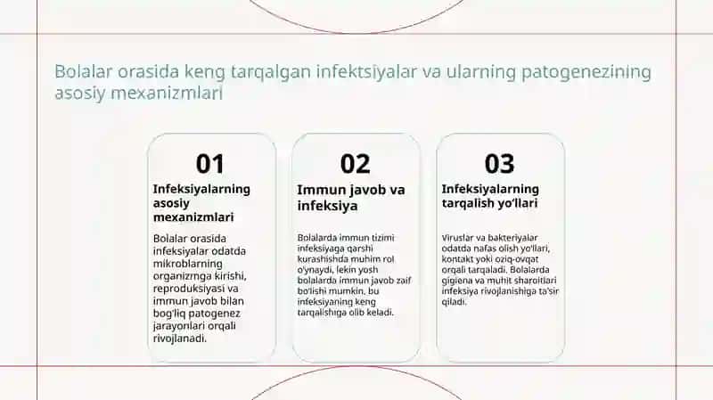 Pediatriya amaliyotda ko‘p uchraydigan infeksiyalar qoʻzgʻatuvchilar patagenez labaratoriya tashxisi 3