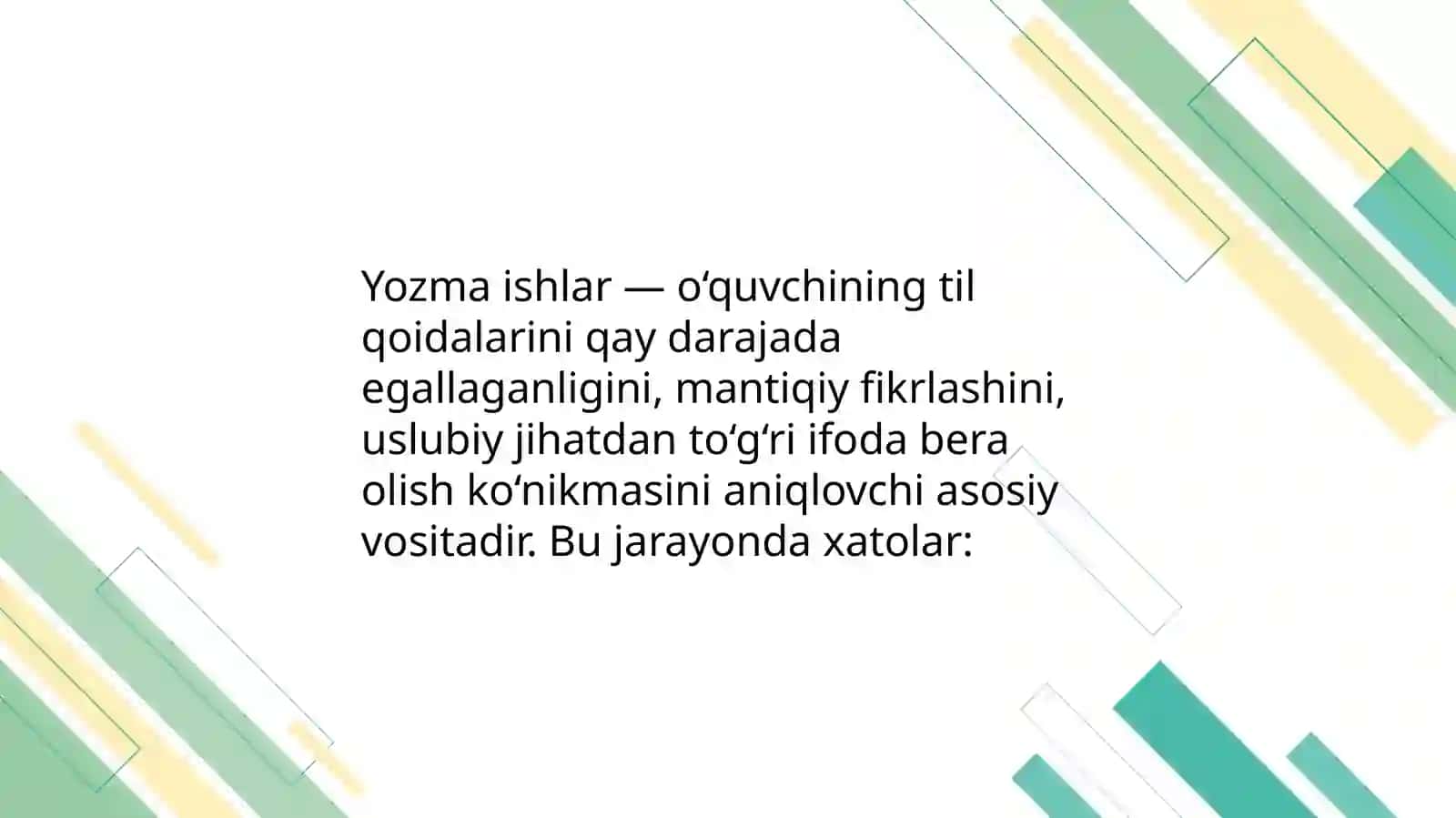 Xatolar ustida ishlashda innovatsion texnologiyalardan foydalanish 3