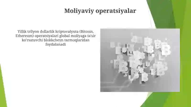Blokcheynning iqtisodiy tarmoqlarda qo‘llanilishi 3