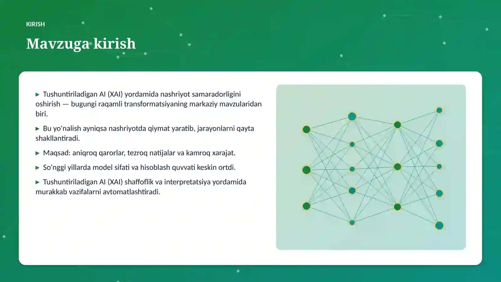 Tushuntiriladigan AI (XAI) yordamida nashriyot samaradorligini oshirish 3