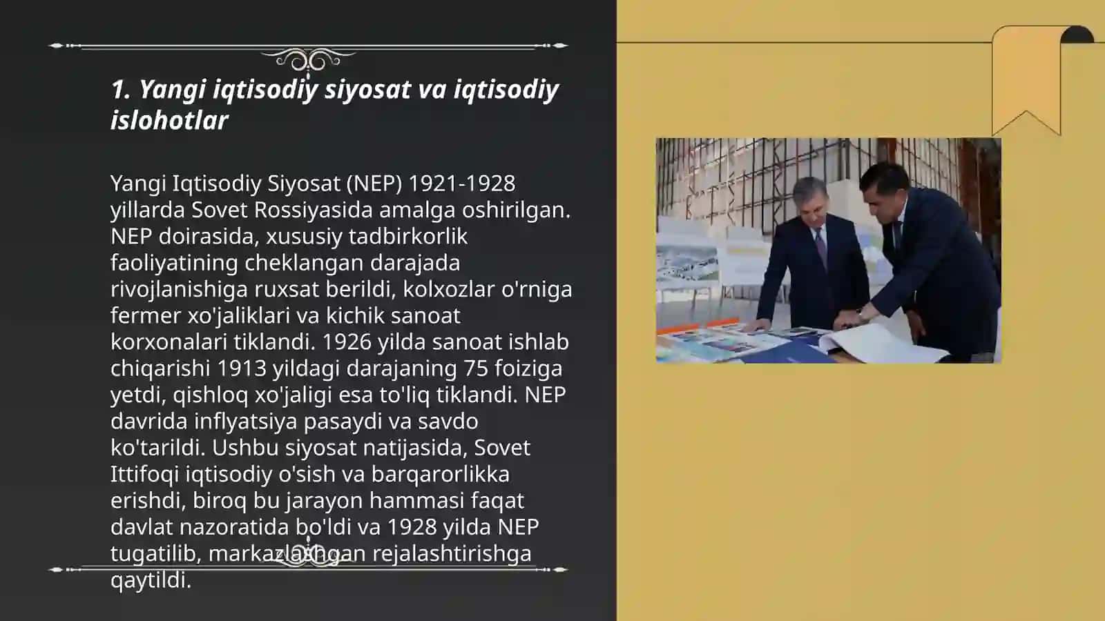 Yangi oʻzbekistonda Sh.Mirziyoyev raxbarligi va tashabbusi ostida amalga oshirilayotgan isloxotlar 3