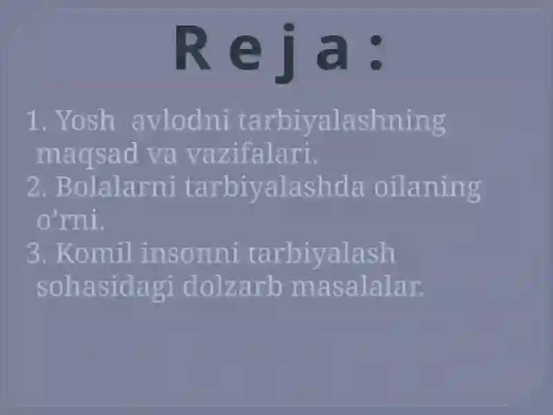 Oila Tarbiyasi Asoslari 3