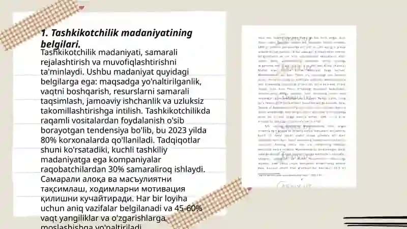 Tashkikotchilik madaniyatini zamonaviy menejmentda tutgan o'rni 3