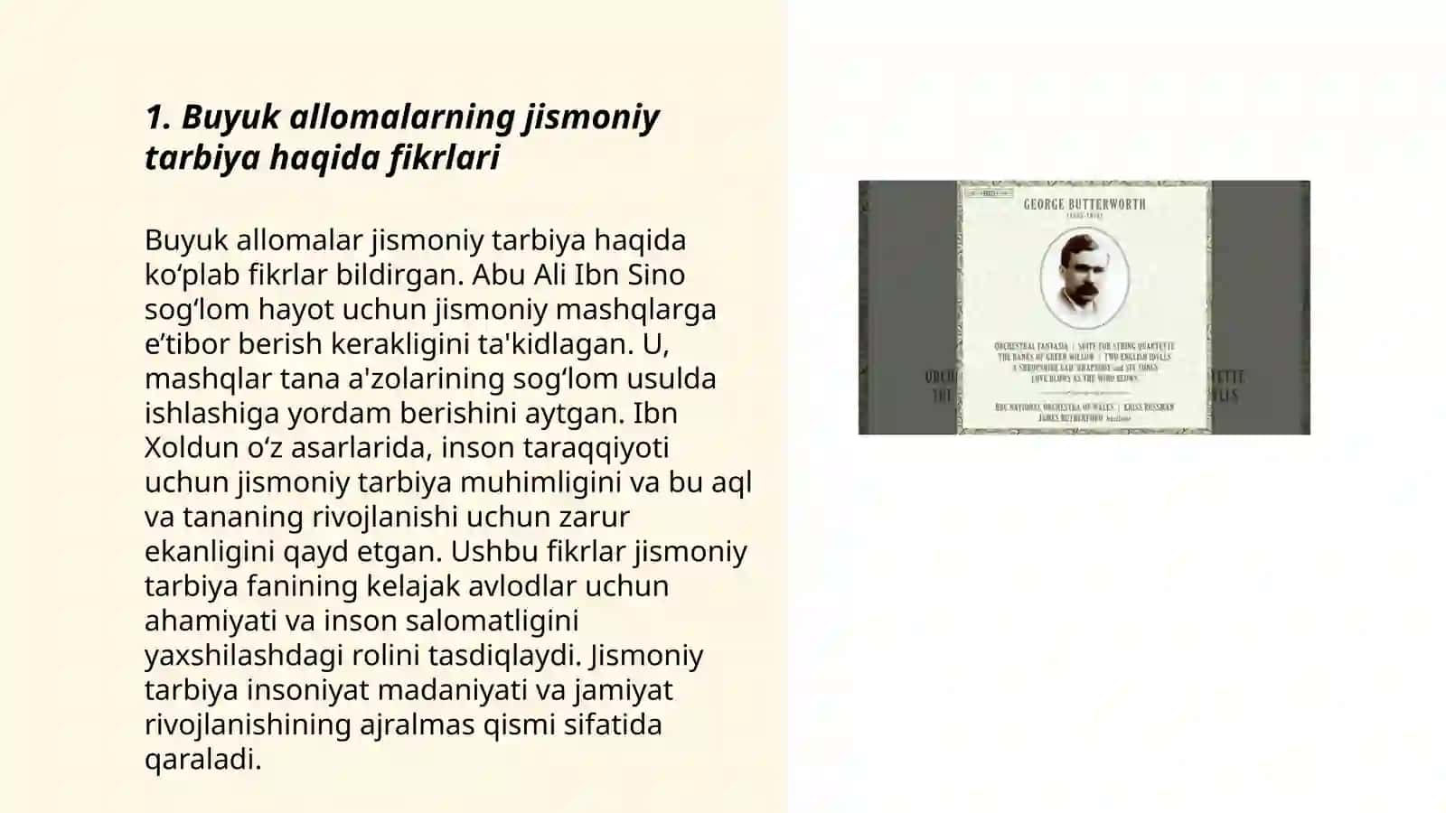 Buyuk alloma va mutafakkirlarining jismoniy tarbiya tóĝrisida 3